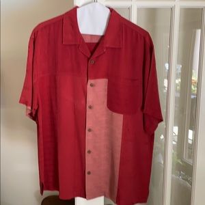 Tommy Bahama silk Button Down “Swingers Only”
